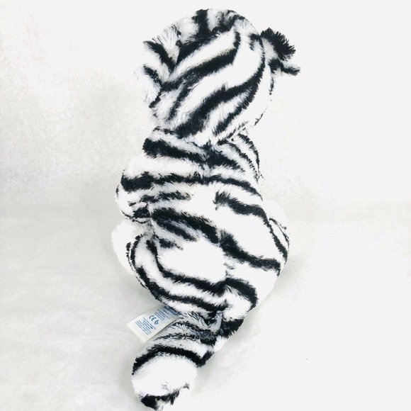 Build A Bear SIberian Tiger Plush Black & White Stripe BABW Stuffed Animal Toy - Picture 5 of 9